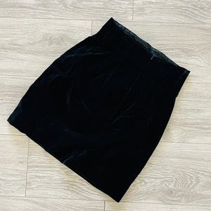 Vintage Escada mini suede skirt.